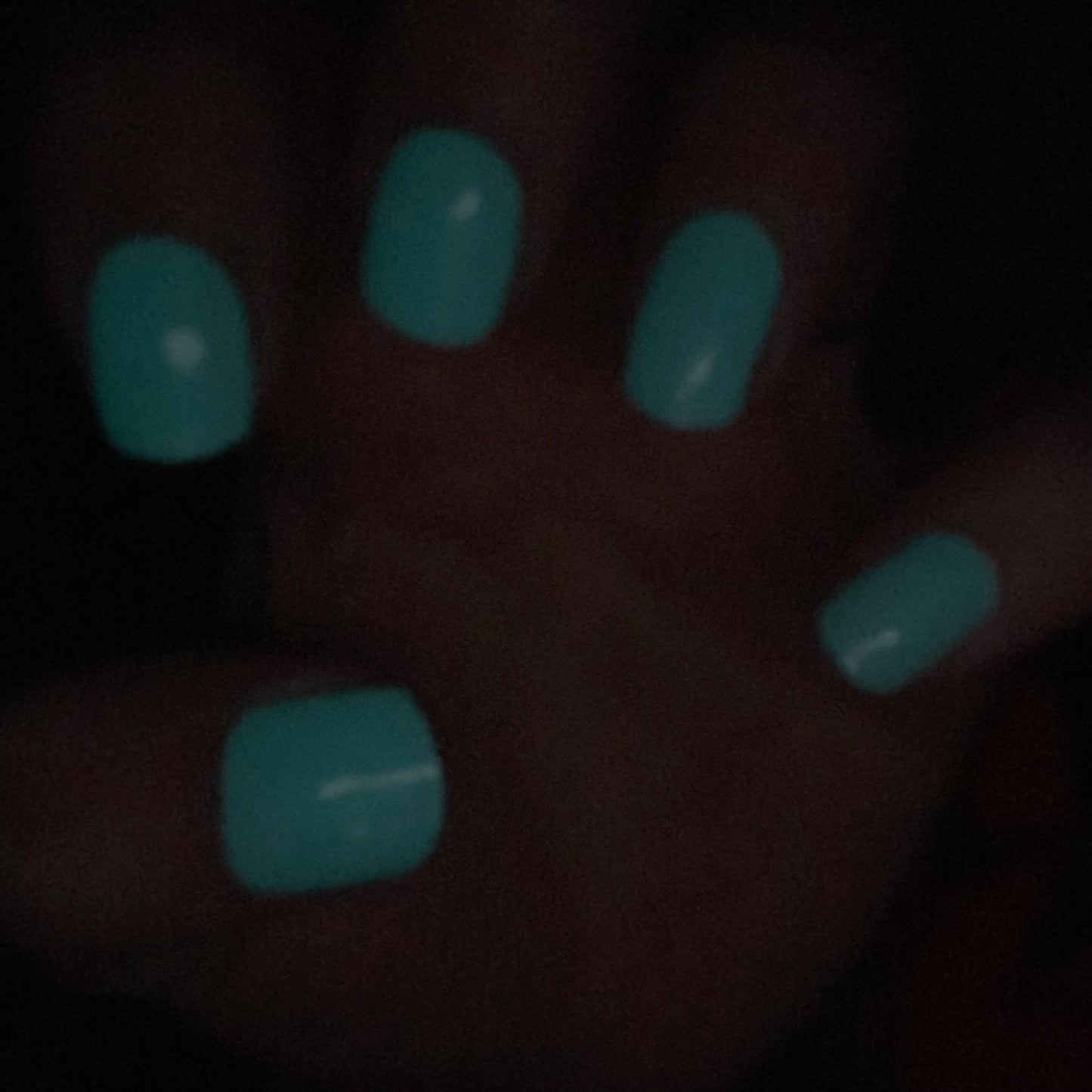 glow in the dark gel nail stickers 