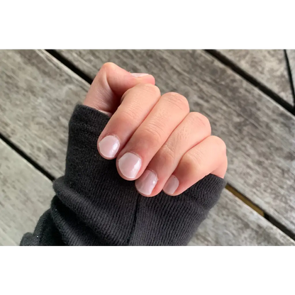 Nice and Nailed Gel Nail Wraps in a pink frosted colour 