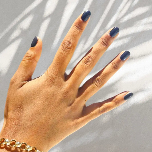 Nice and Nailed Gel Nail Stickers in Navy
